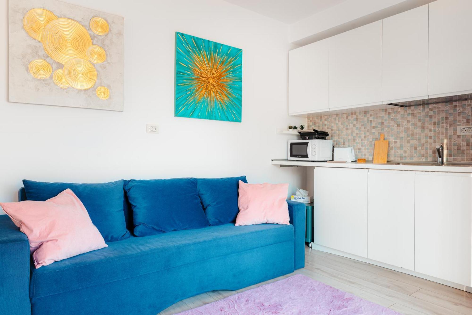 Downtown Apartment Boutique - Blue & Pink Bucarest Extérieur photo