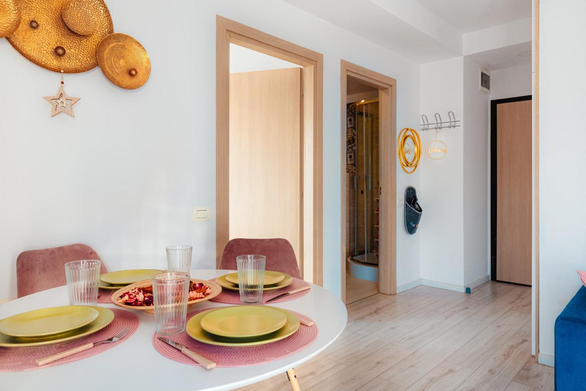 Downtown Apartment Boutique - Blue & Pink Bucarest Extérieur photo